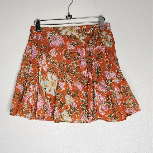 Free People End Of The Island Godet Skirt 2 - Picture 2 of 7